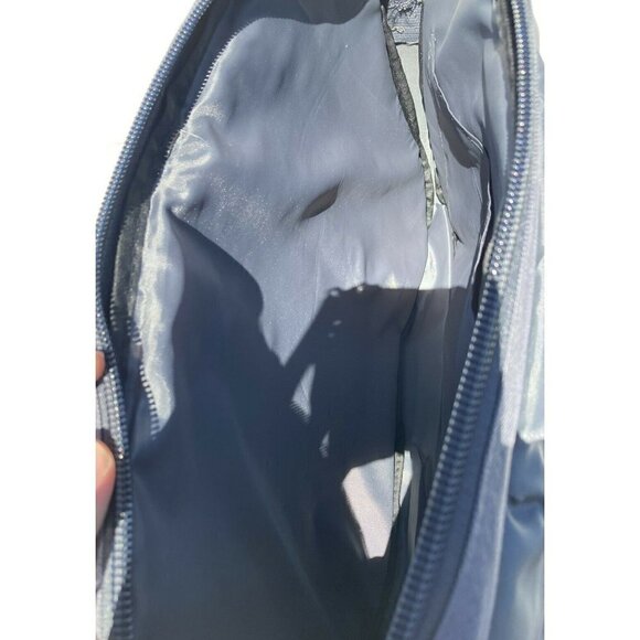 GUESS Laptop Commuter Business Overnight School Messenger Bag Gray Nylon - Picture 4 of 6